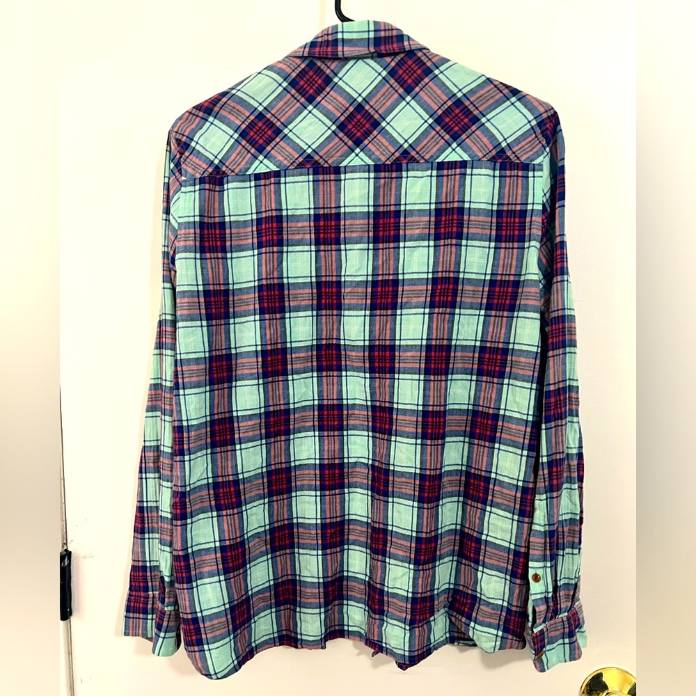 J.Crew plaid button down size 12 - Picture 3 of 3